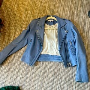 Blue iro leather jacket